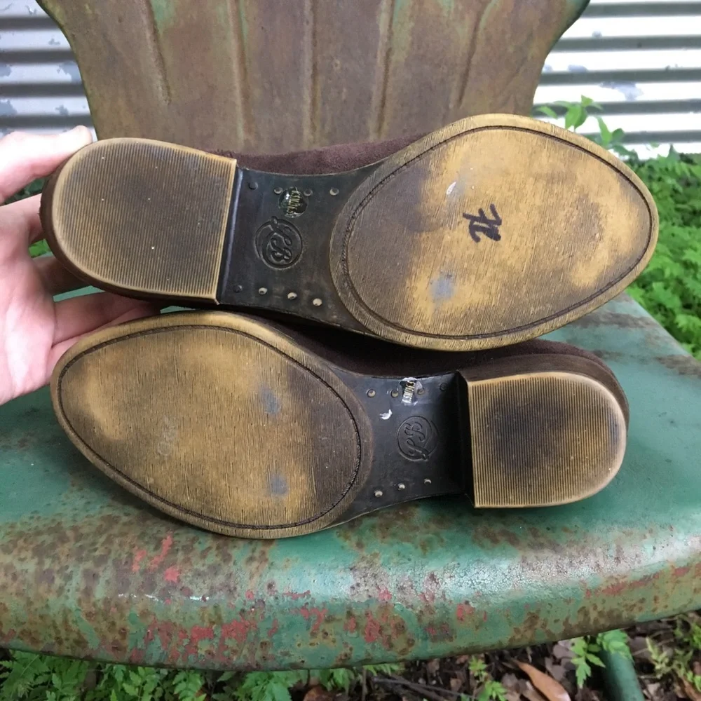 Lucky Brand Brown Suede Booties